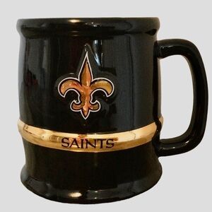 Vintage NFL Licenced Mug Cup New Orleans Saints Coffee / Beer